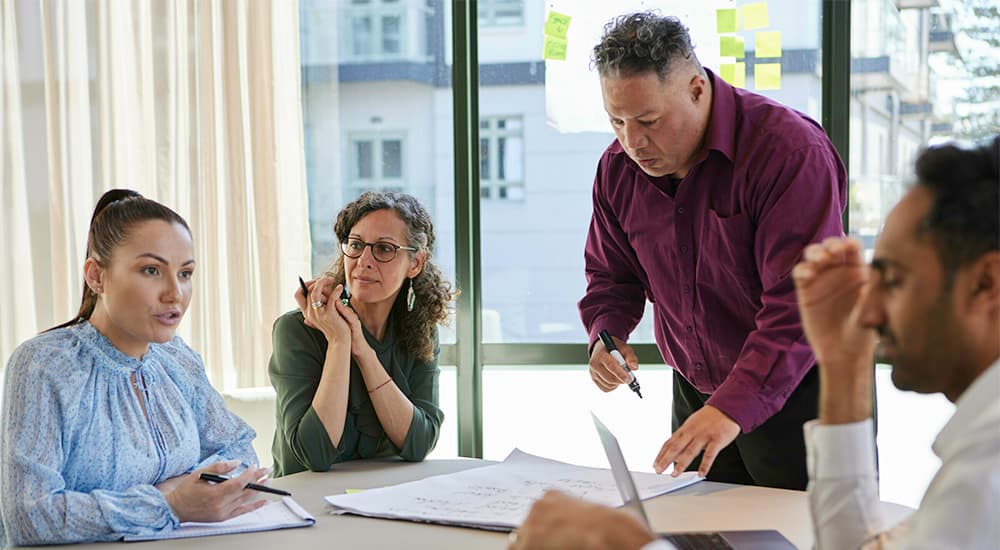 Group attending a Digital Leadership Course