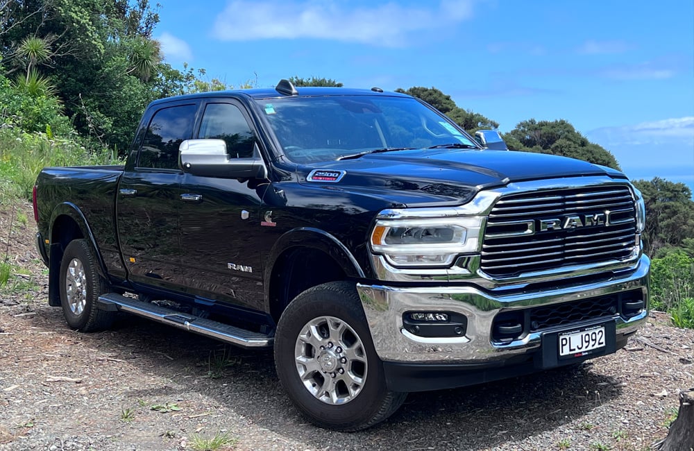 Shiny black Ram truck perfect for all situations