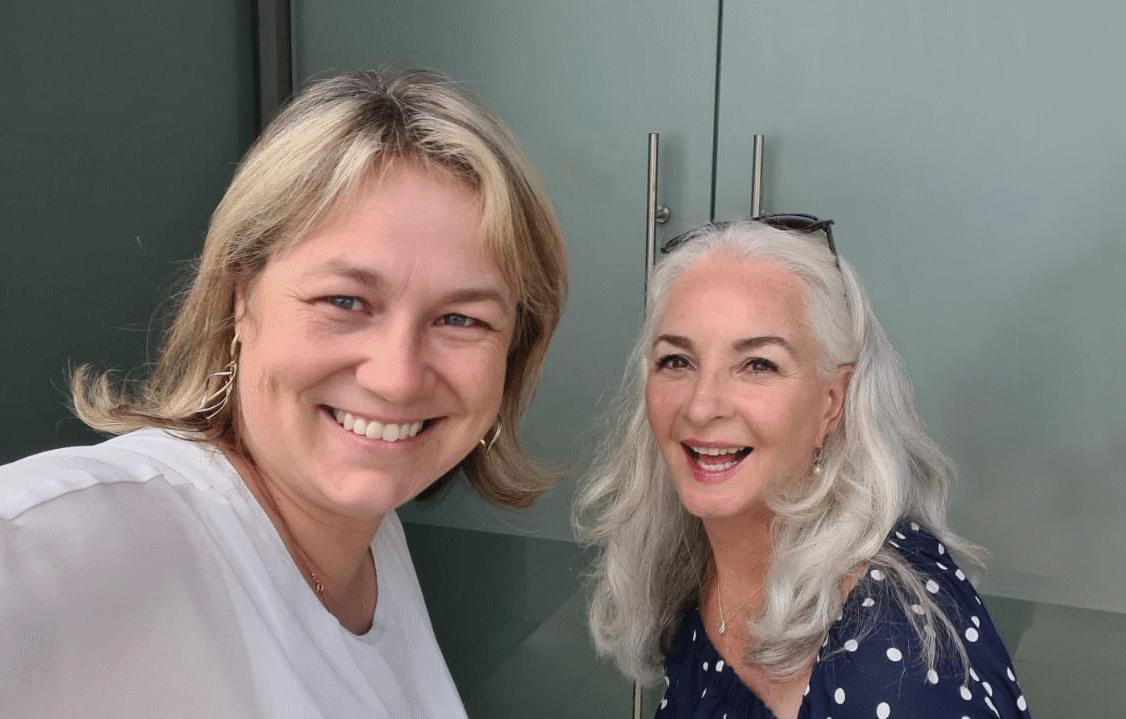 Lifestyle Kitchens & Bathrooms owners Surita Nel and Gael McDonald looking very happily towards the camera