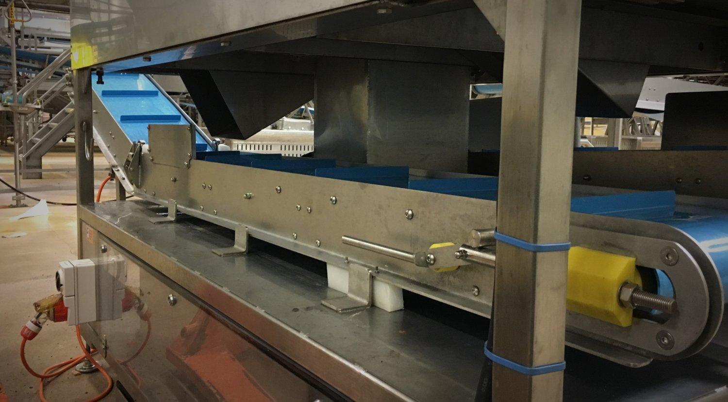 A customised conveyor belt system created by Elite Engineering - Links to the Conveyors page