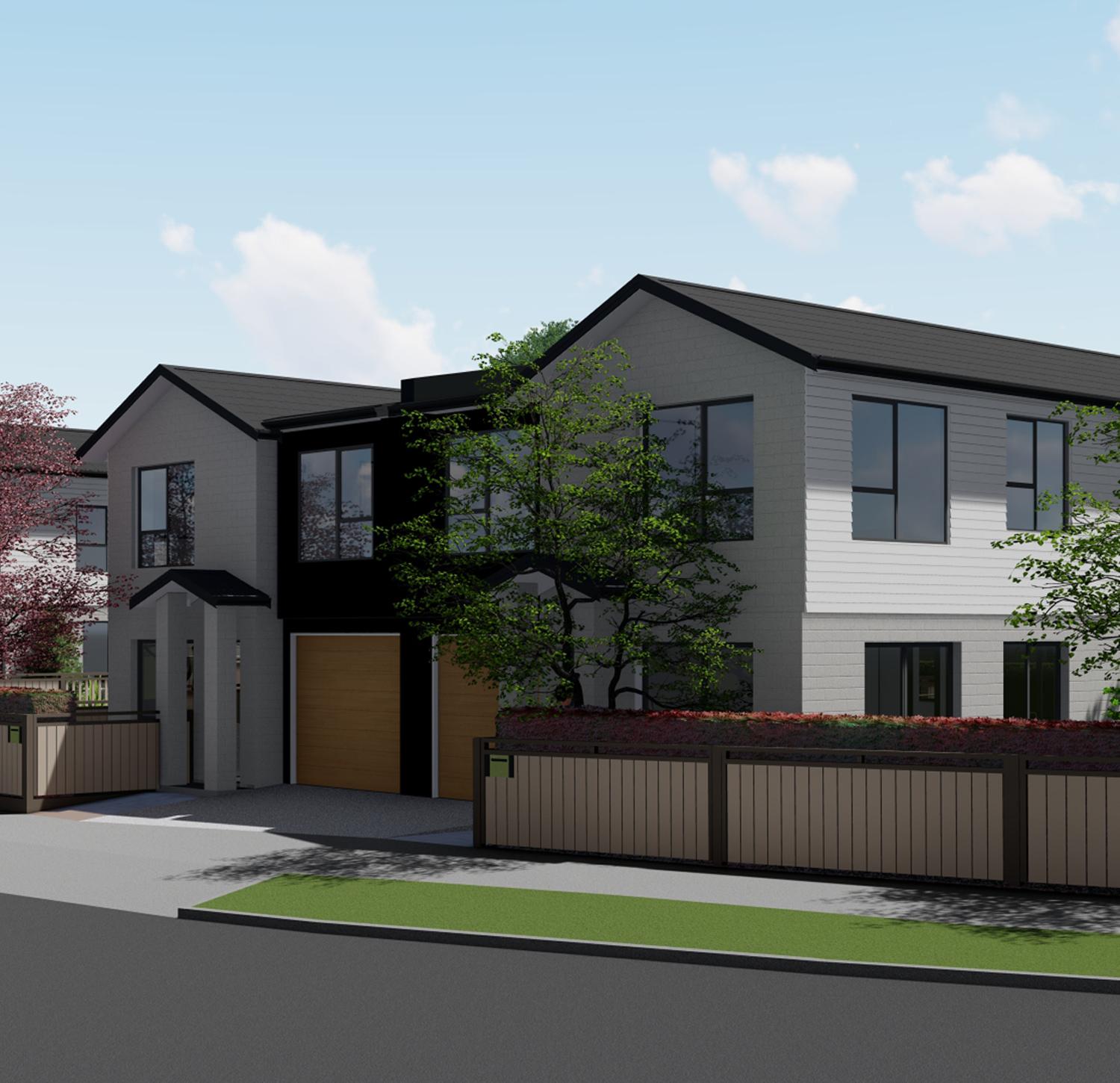 Archpoint about page sector 1 image, double story home 3d rendered image 