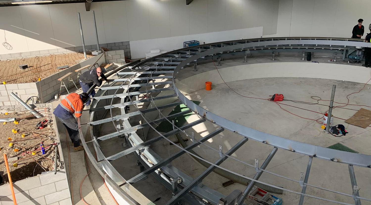 AJAX Building Contractors Ltd dairy sheds page link