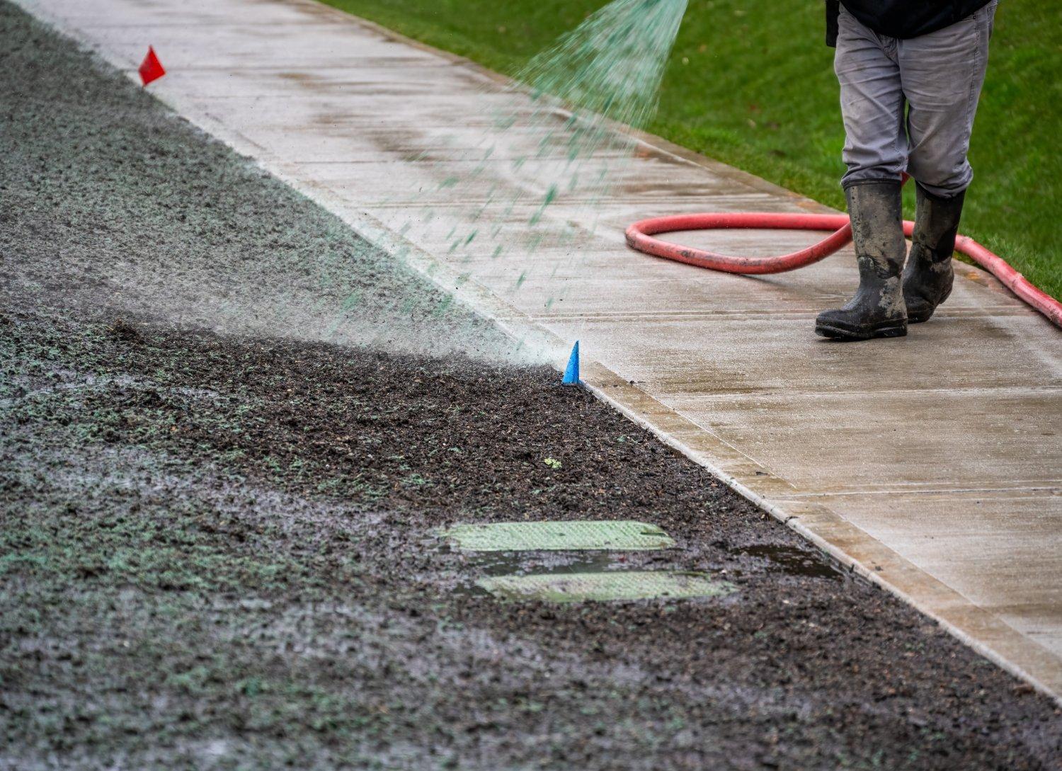 Wellington Lawn Specialists - hydroseeding scp image