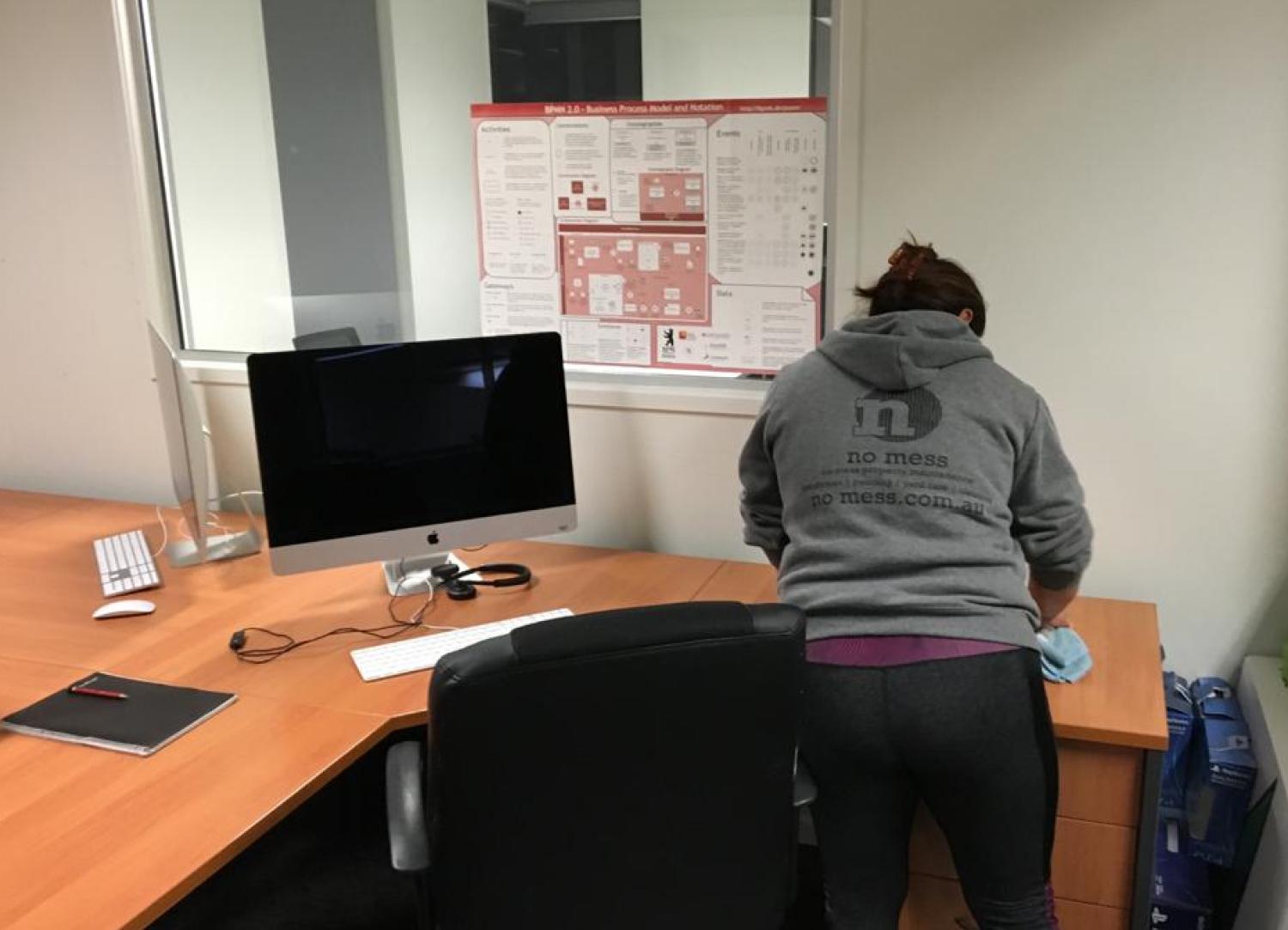 N M Commercial Cleaning Pty Ltd T/A No Mess office cleaning scp link