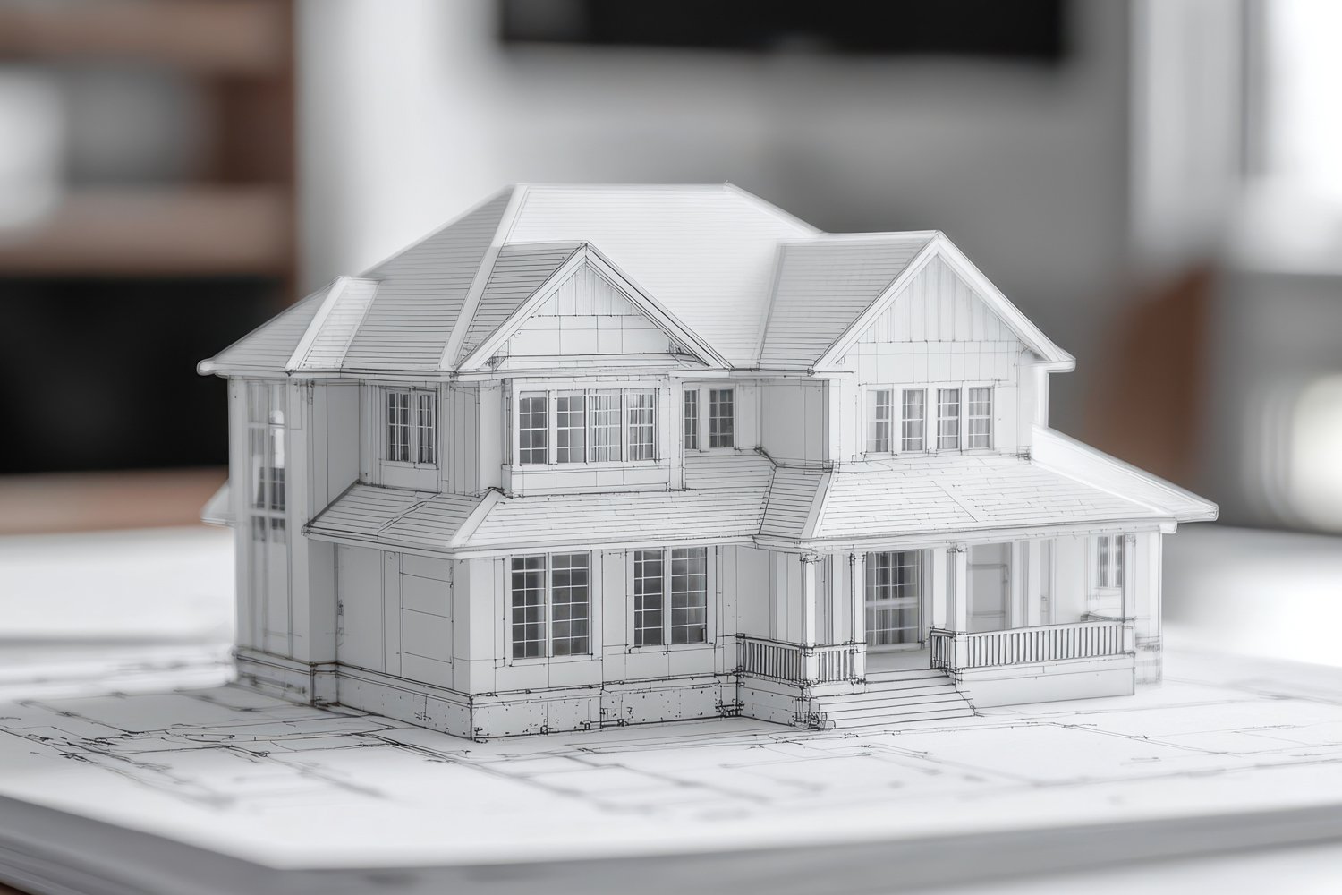 ArchPoint testimonials image of a two story white house