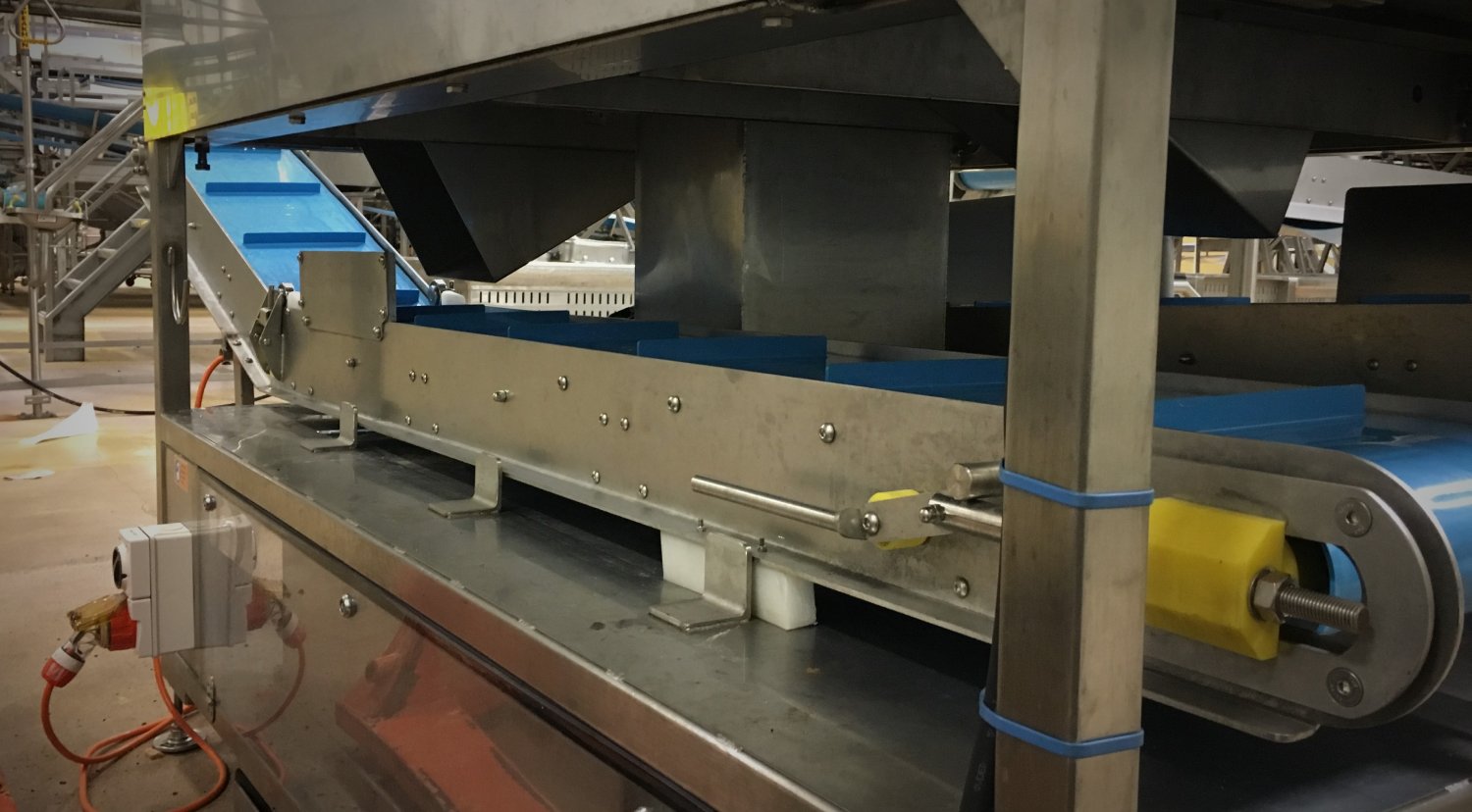 A customised conveyor belt system created by Elite Engineering - Links to the Conveyors page