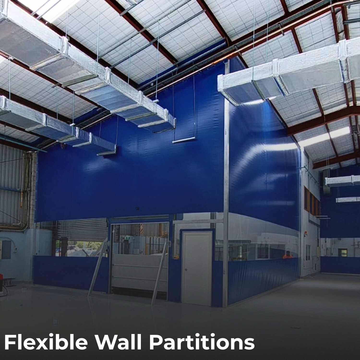 Flexible Wall installation creating a dust free environment