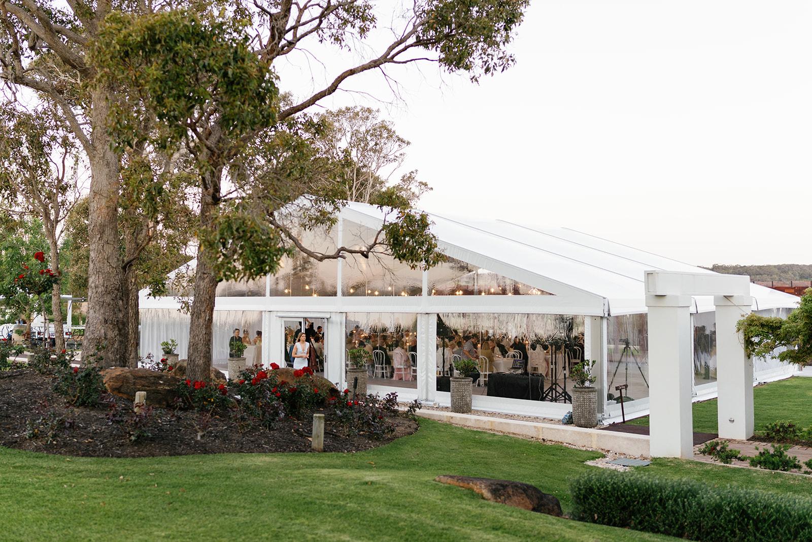 Custom Engineered Wedding Venue Tent for Credaro Wines