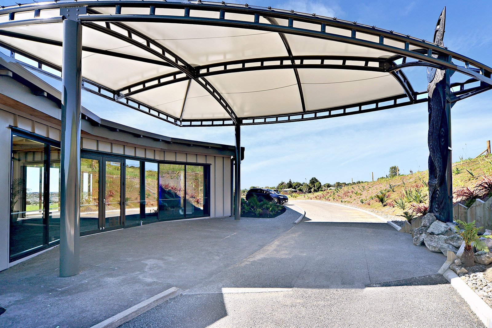 Entry Canopy at Mangatawa