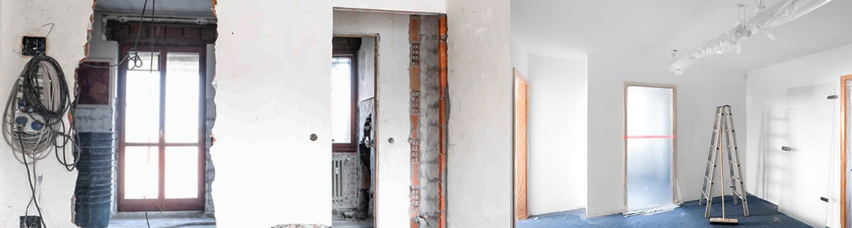 Dunedin house before and after professional plastering renovation