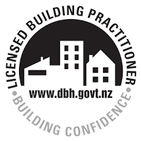 Podium Builders Ltd DBH and NZBCA logos