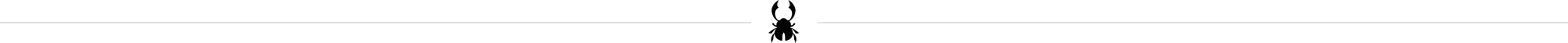 black scarab dividing the page