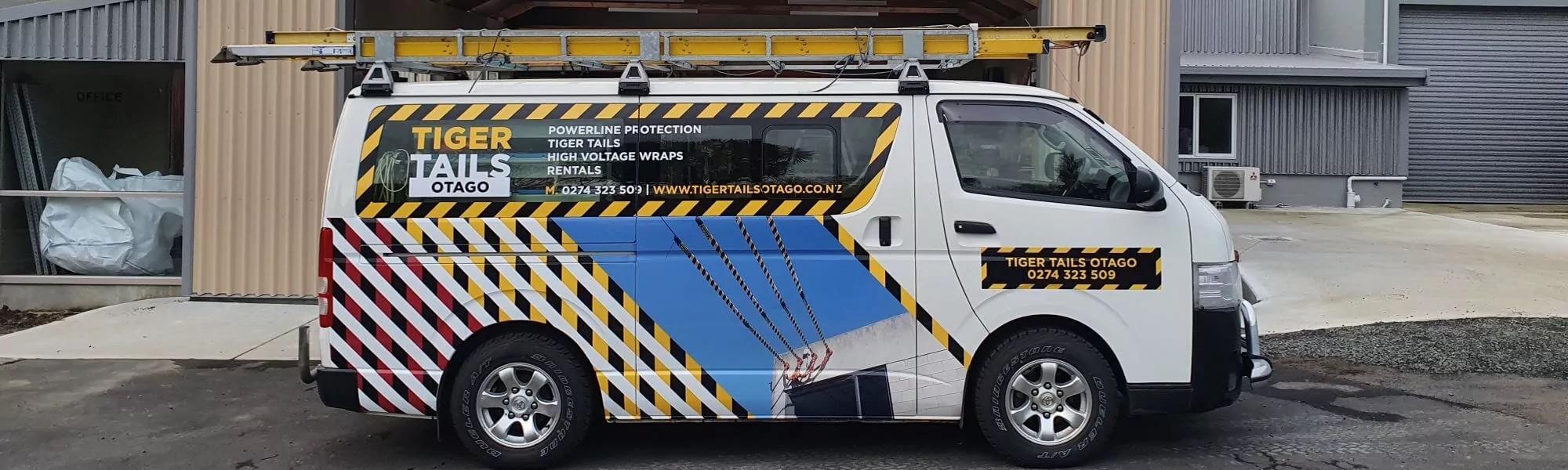 Tiger Tails Otago van