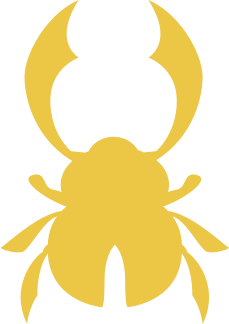 Golden scarab