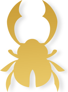 Golden scarab