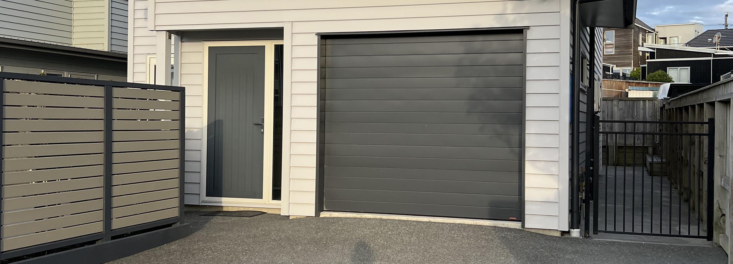 Black and white modern Wellington new build given a facelift by Professional Painting & Decorating Limited