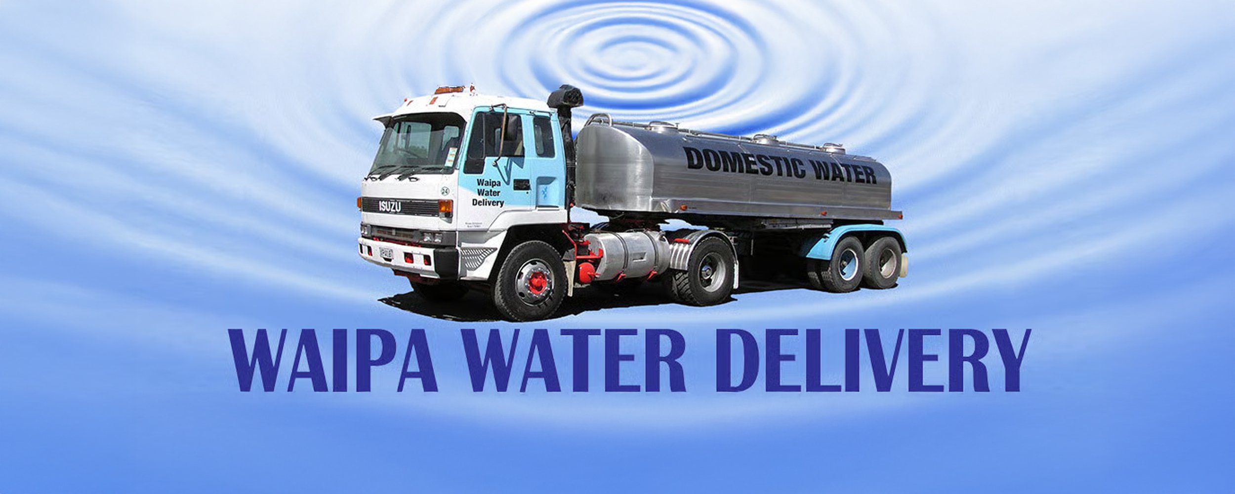Waipa Water Delivery home page banner image