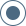 Blue circle inside a blue circle outline resembling a bullet point