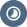 White clock logo in a blue circle