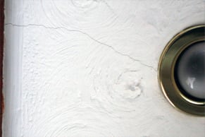 Plasterboard that needs repair and renovation