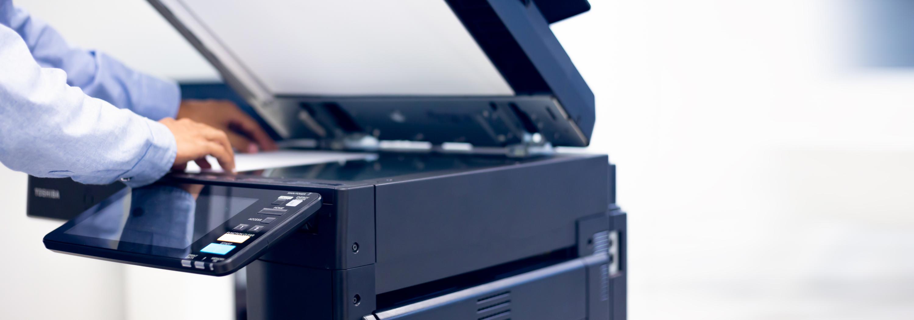 Placing paper on a printer/copier