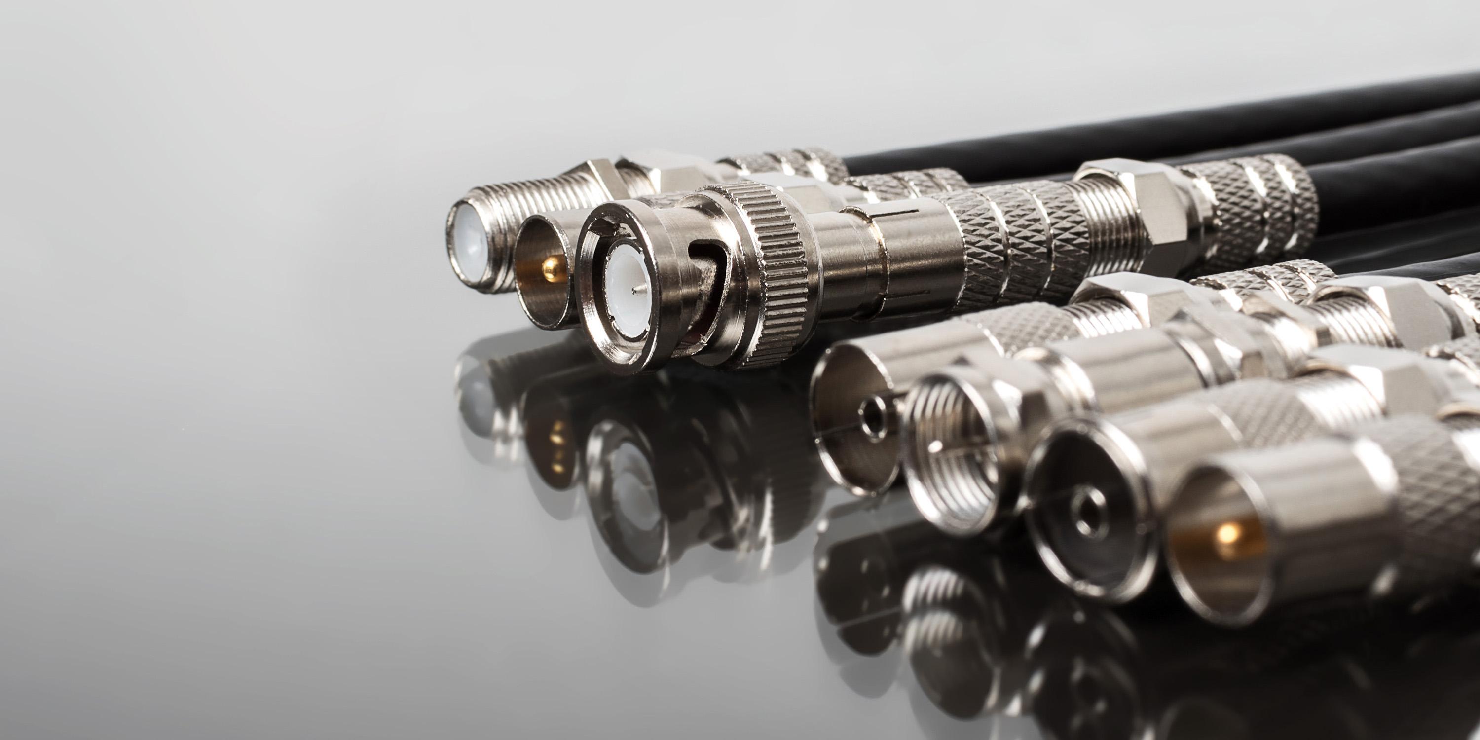 RF cable connecters used by InTELCOM Services .