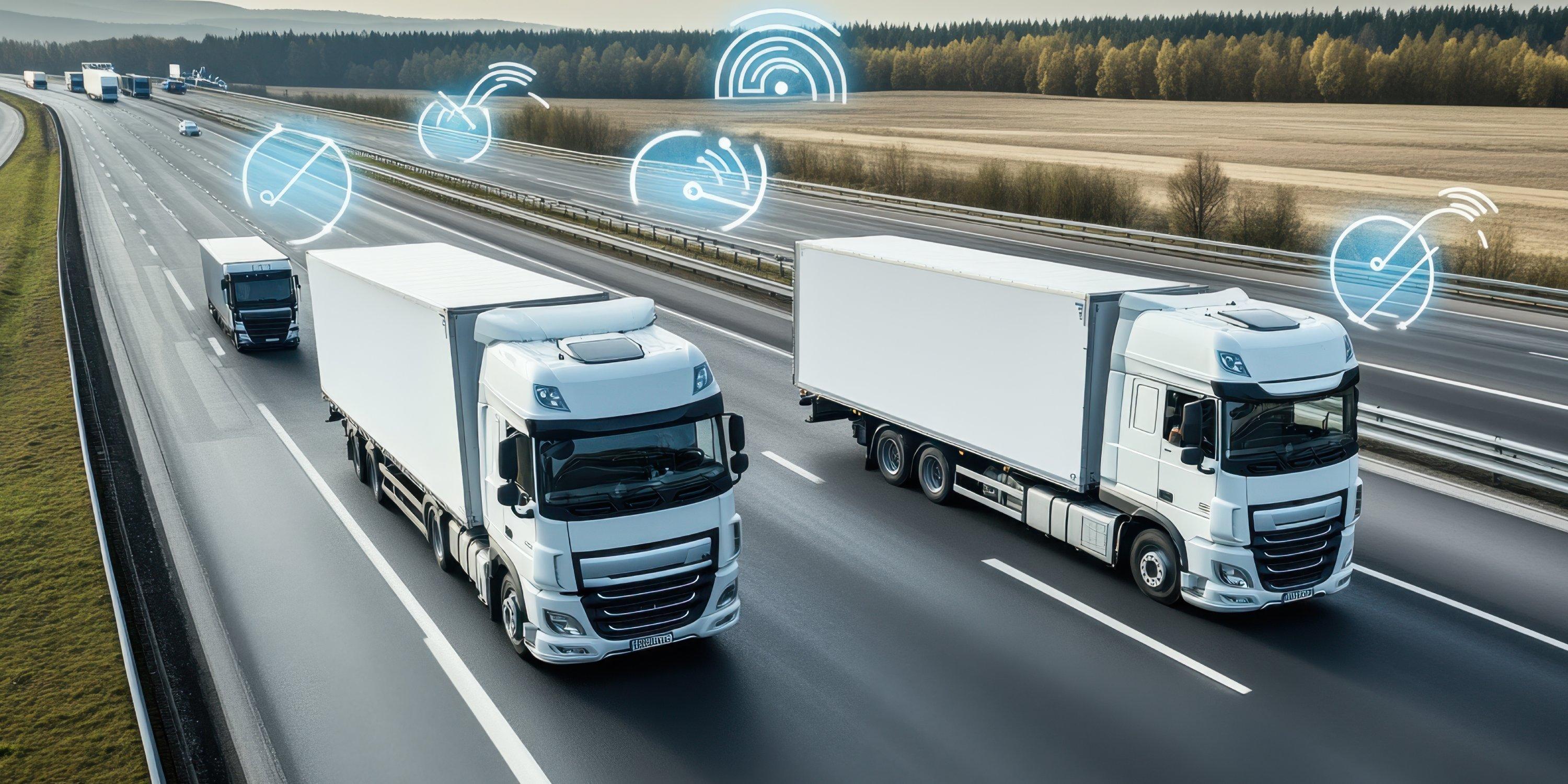 Trucks using GPS installed by Proinstall Auto