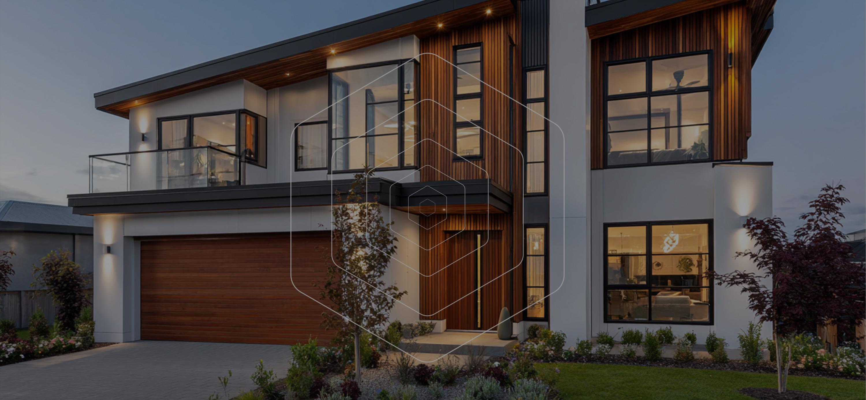 home security systems - house with alarm system