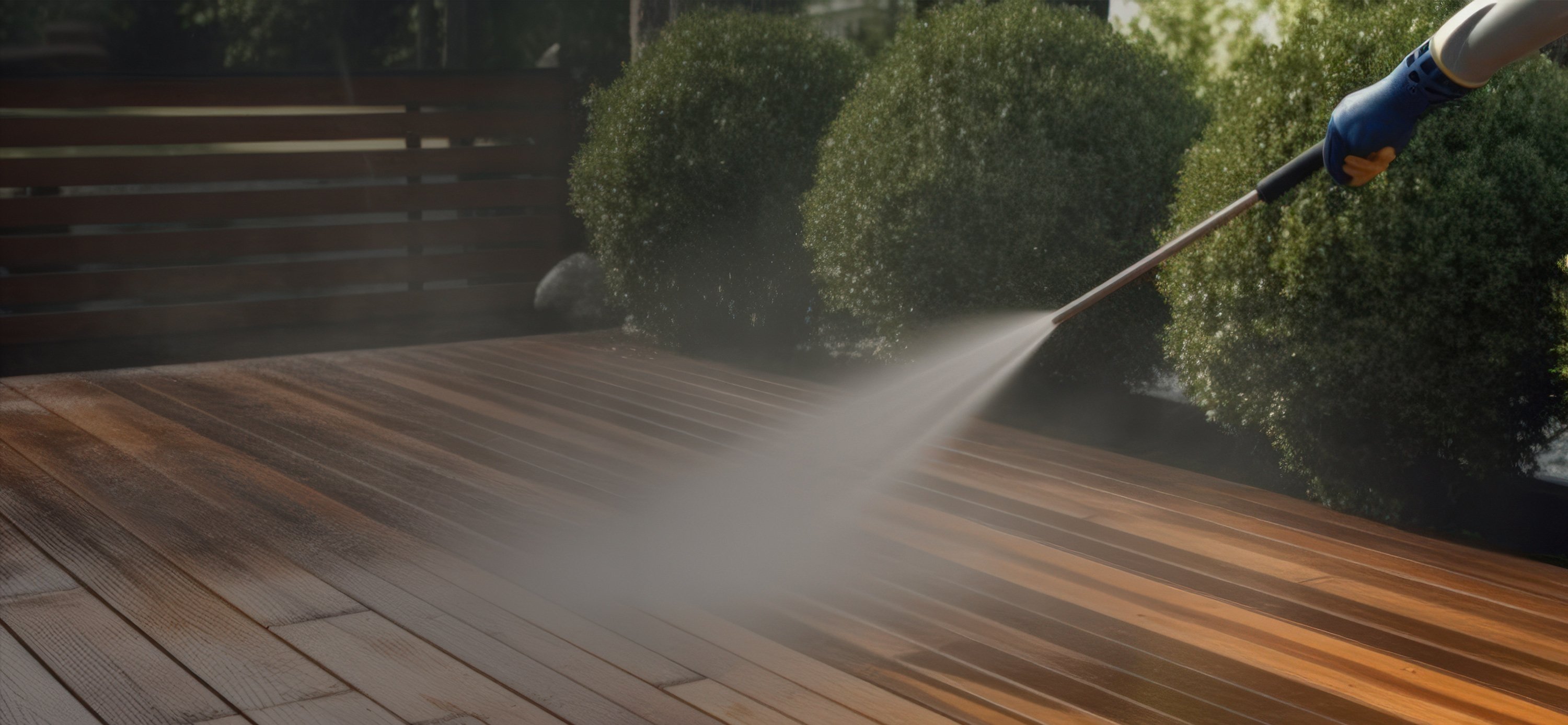 Professional deck wash