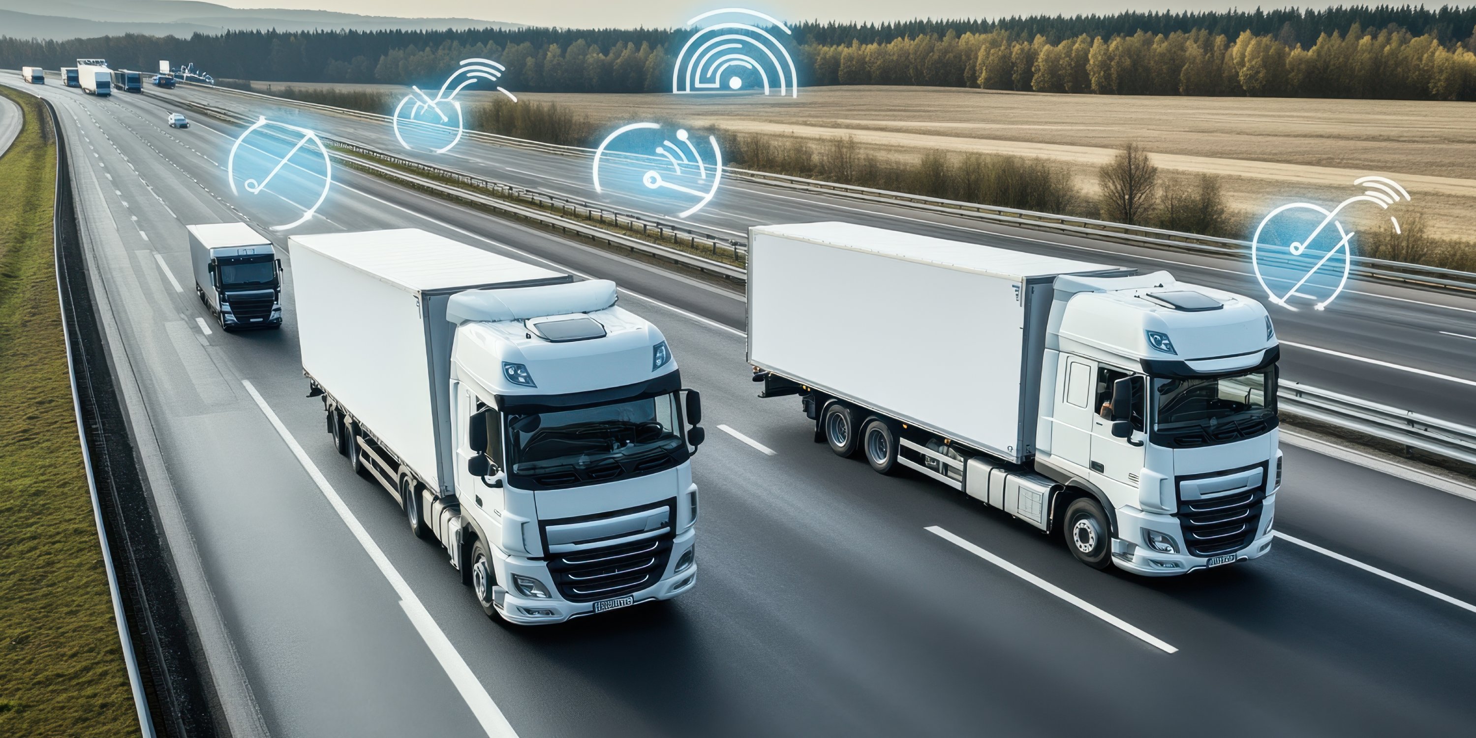 Trucks using GPS installed by Proinstall Auto