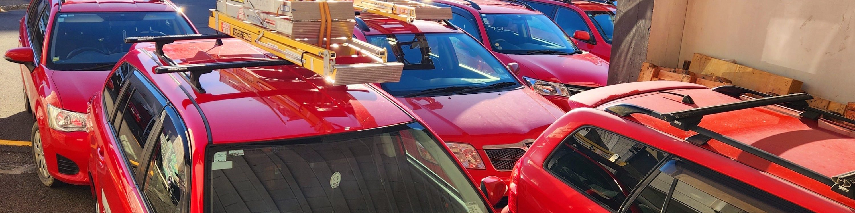 Online fleet of work vehicles