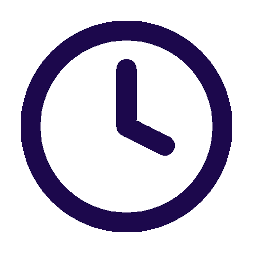 blue clock logo