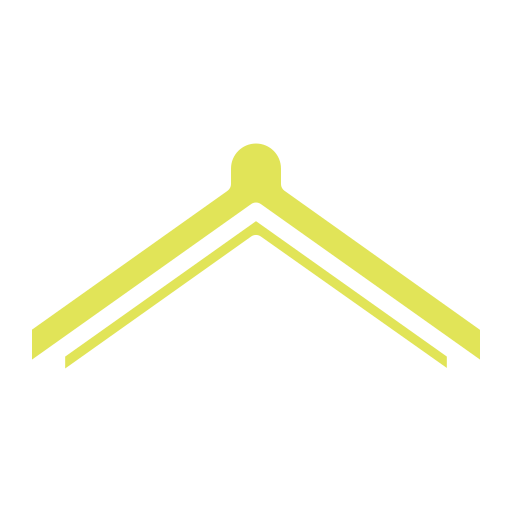 Yellow-green arrow-like page divider