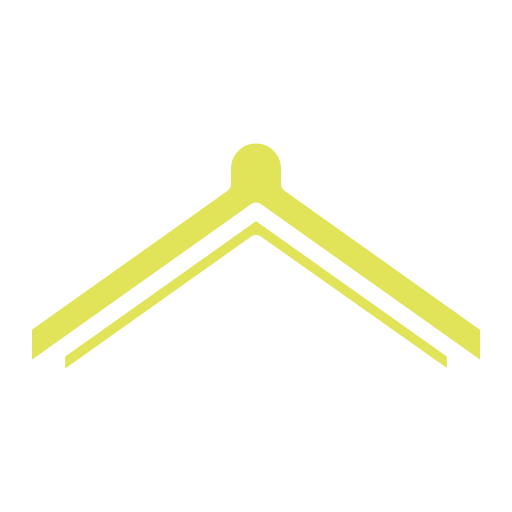 Yellow-green arrow-like page divider