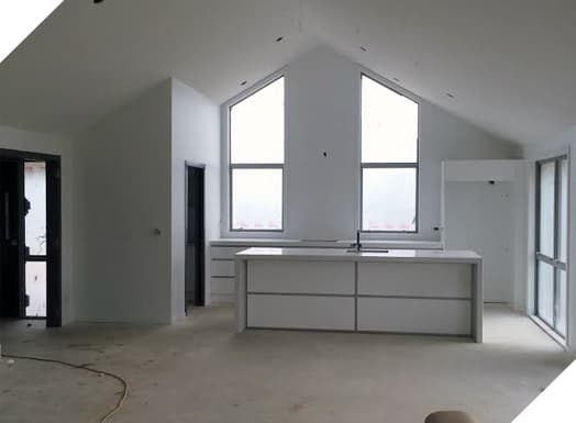 Interior plastering in a Dunedin house