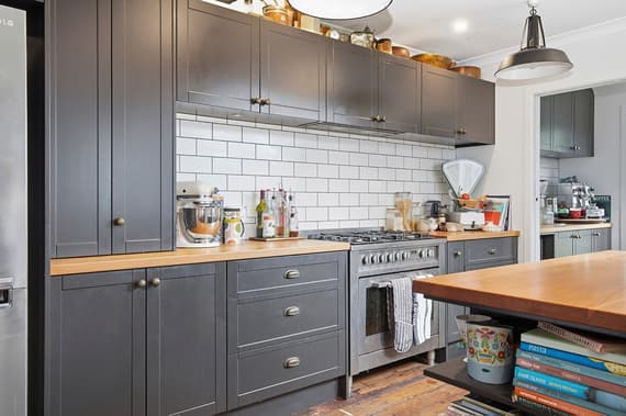 Adelaide Road kitchen after