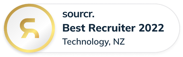 Award Logo - Sourcr. Best Recruiter 2022