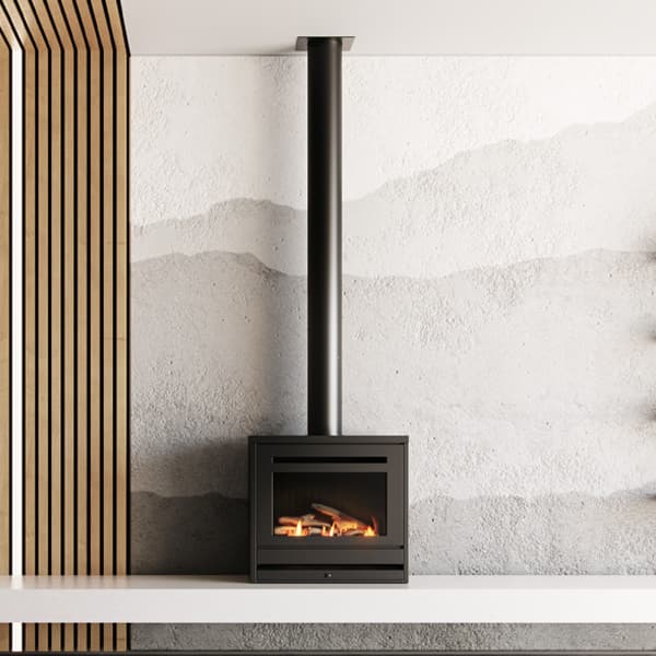 Rinnai Novo Cube -  Freestanding Gas Fire