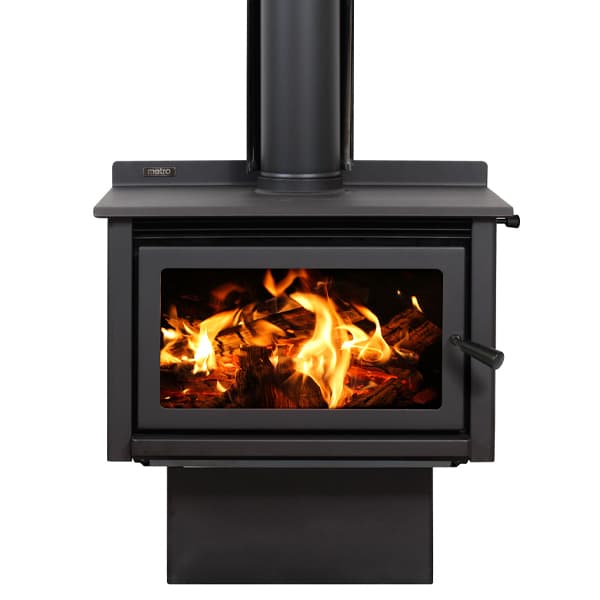 Metro Xtreme Rad Base -  Freestanding Wood Fire