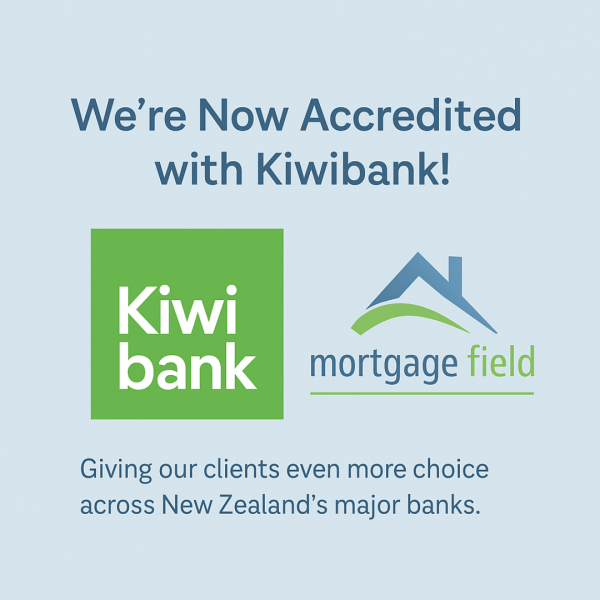 Mortgage Field Advisers Now Accredited with Kiwibank