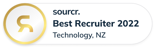 Award Logo - Sourcr. Best Recruiter 2022