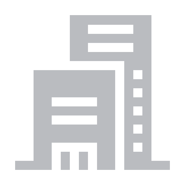 Grey commercial building logo