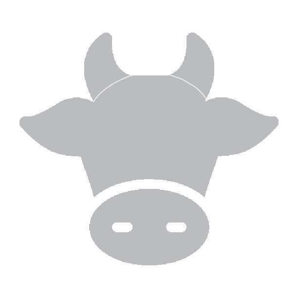 Grey cow logo