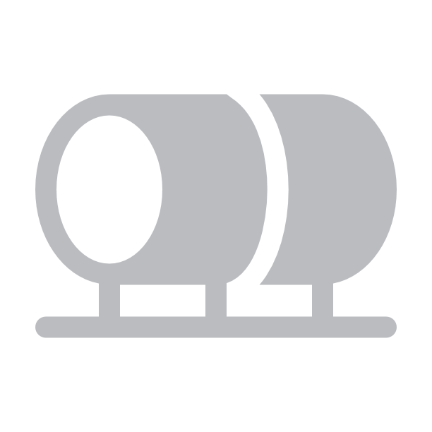 Grey confined pipe logo