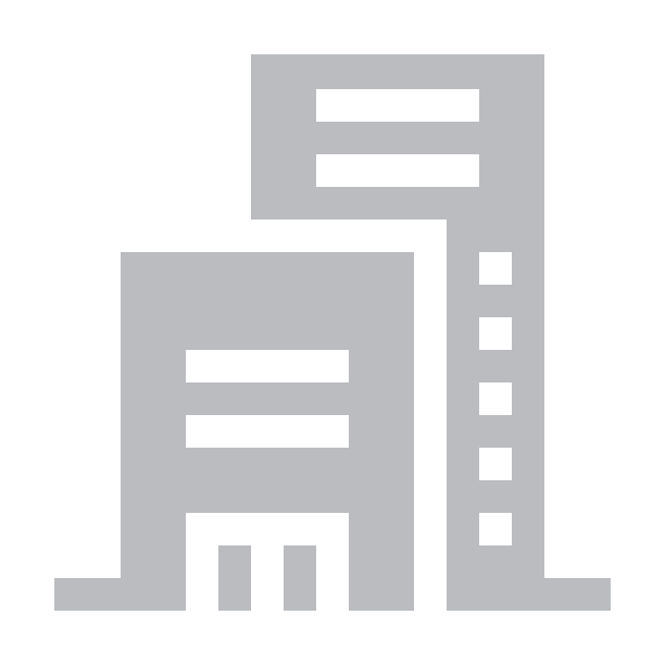 Grey commercial building logo