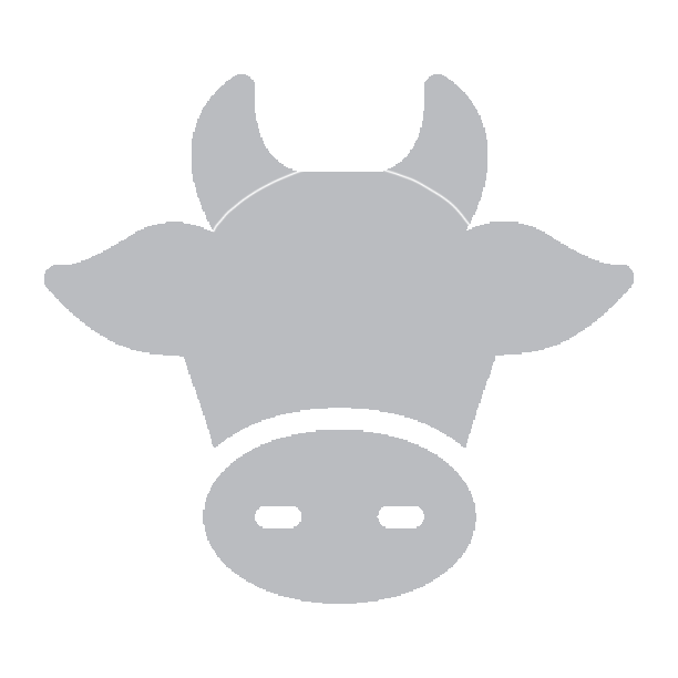 Grey cow logo