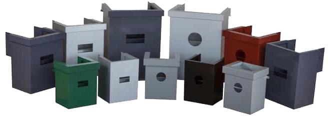 Rainheads of differing size and colour made to your style and preference