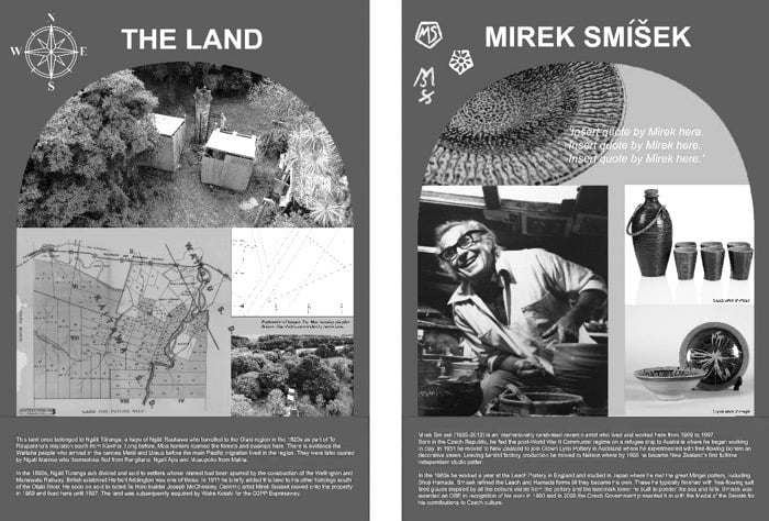 The Kilns at Te Horo - Storyboard mockup