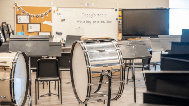 School Band a little loud?