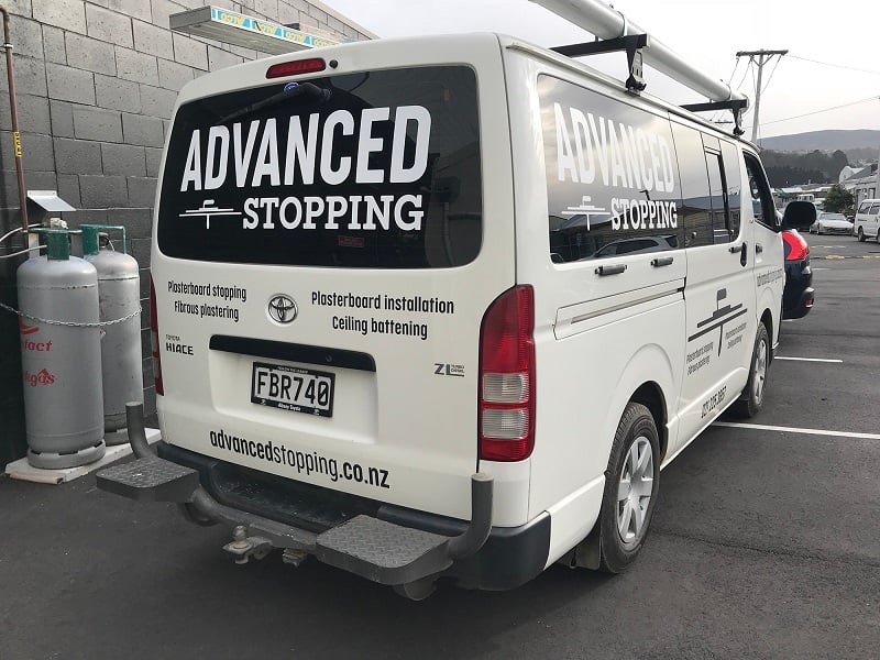 Advanced stopping van